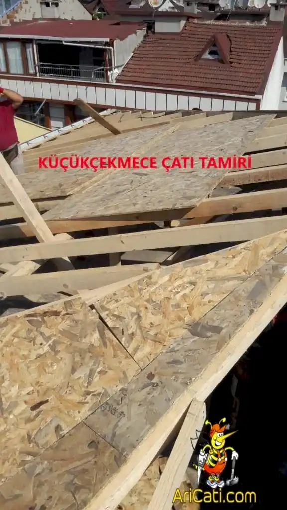 Küçükçekmece çatı tamiri, Çatı aktarma ustası